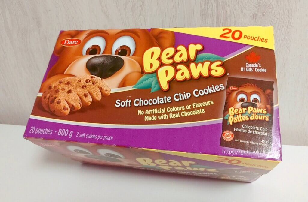 BearPaws(ベアポウ)クッキーのパッケージ
